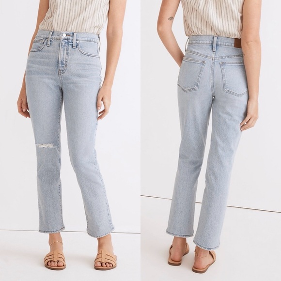 Madewell The Perfect Vintage Crop Jean in Sudbury Wash Women’s 24 - Picture 5 of 11